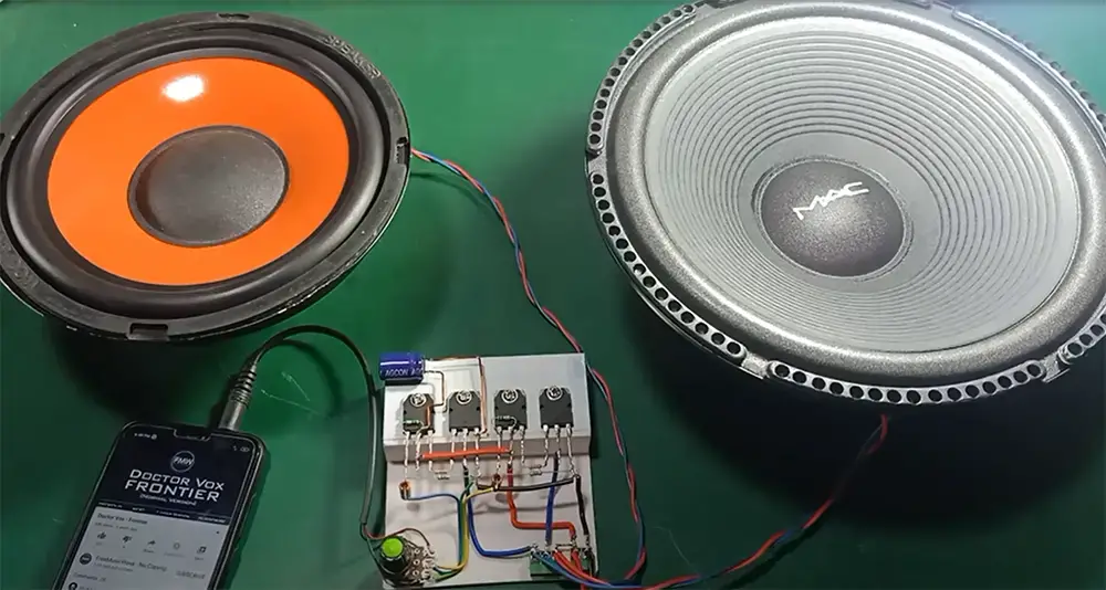 ¿Cómo hacer un amplificador usando un transistor?