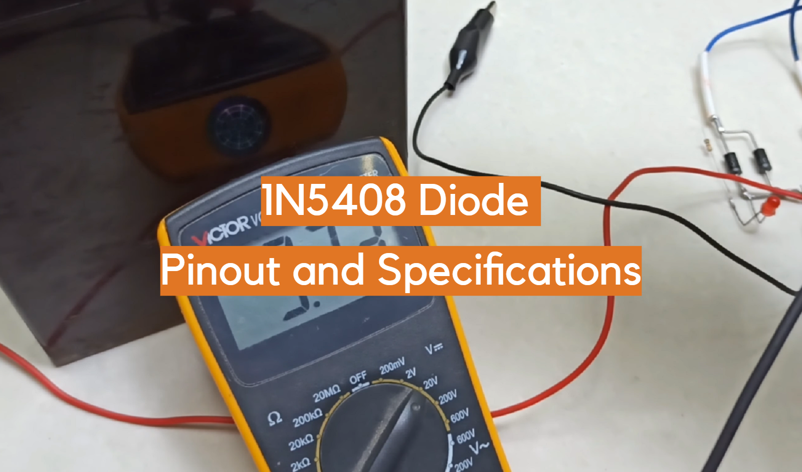 Pinout y especificaciones del diodo 1N5408