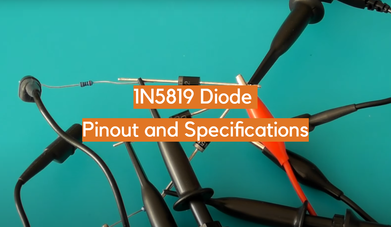 Pinout y especificaciones del diodo 1N5819