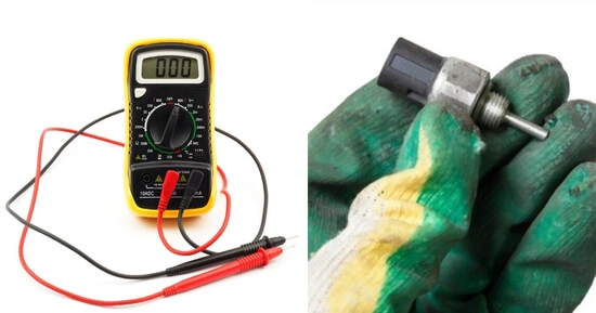 Cómo probar el sensor de presión de aceite con un multímetro