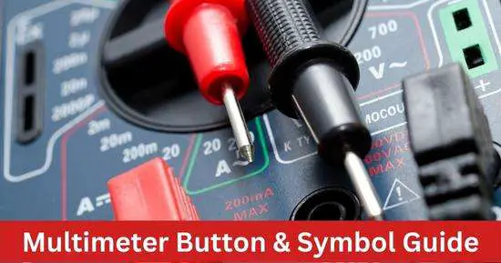 Guía de símbolos y botones del multímetro
