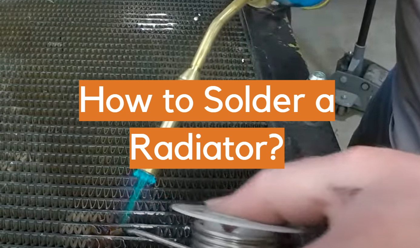 ¿Cómo soldar un radiador?