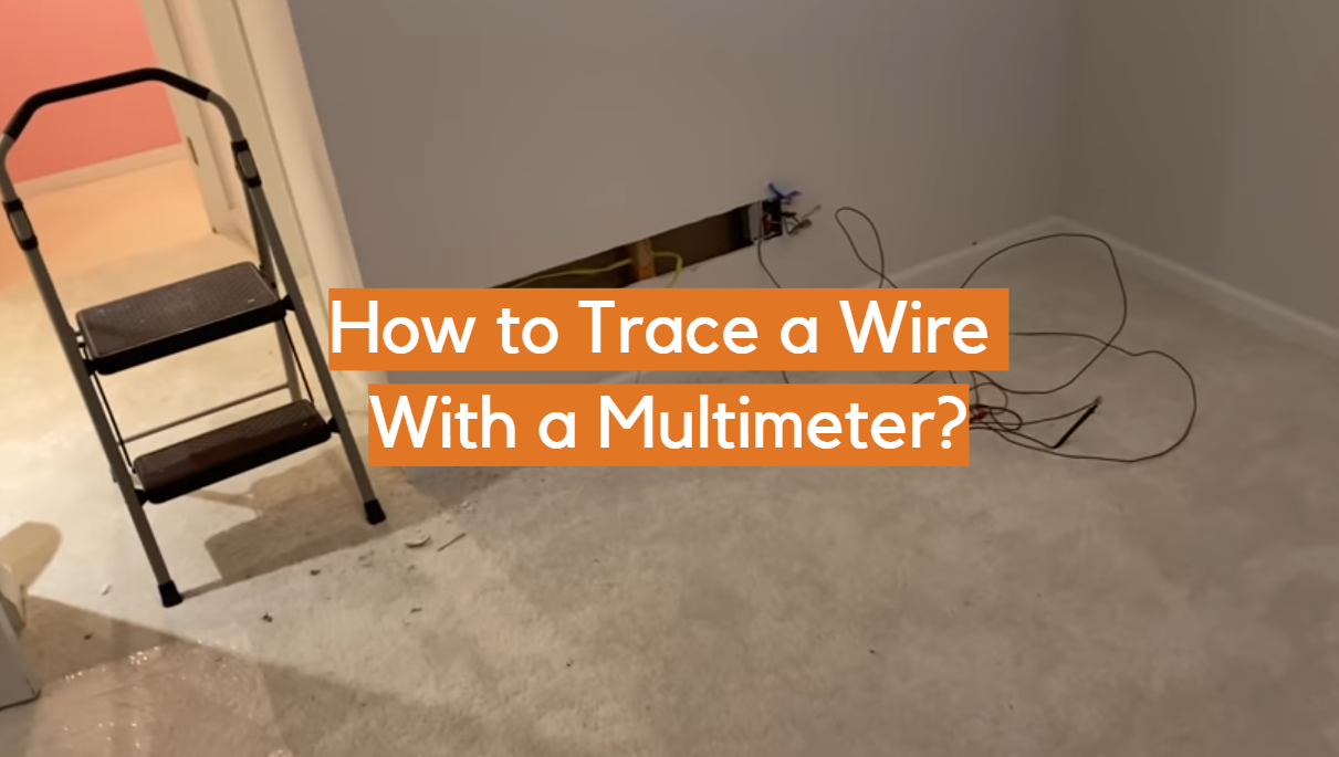 ¿Cómo rastrear un cable con un multímetro?