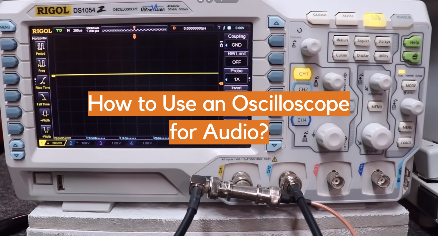 ¿Cómo usar un osciloscopio para audio?