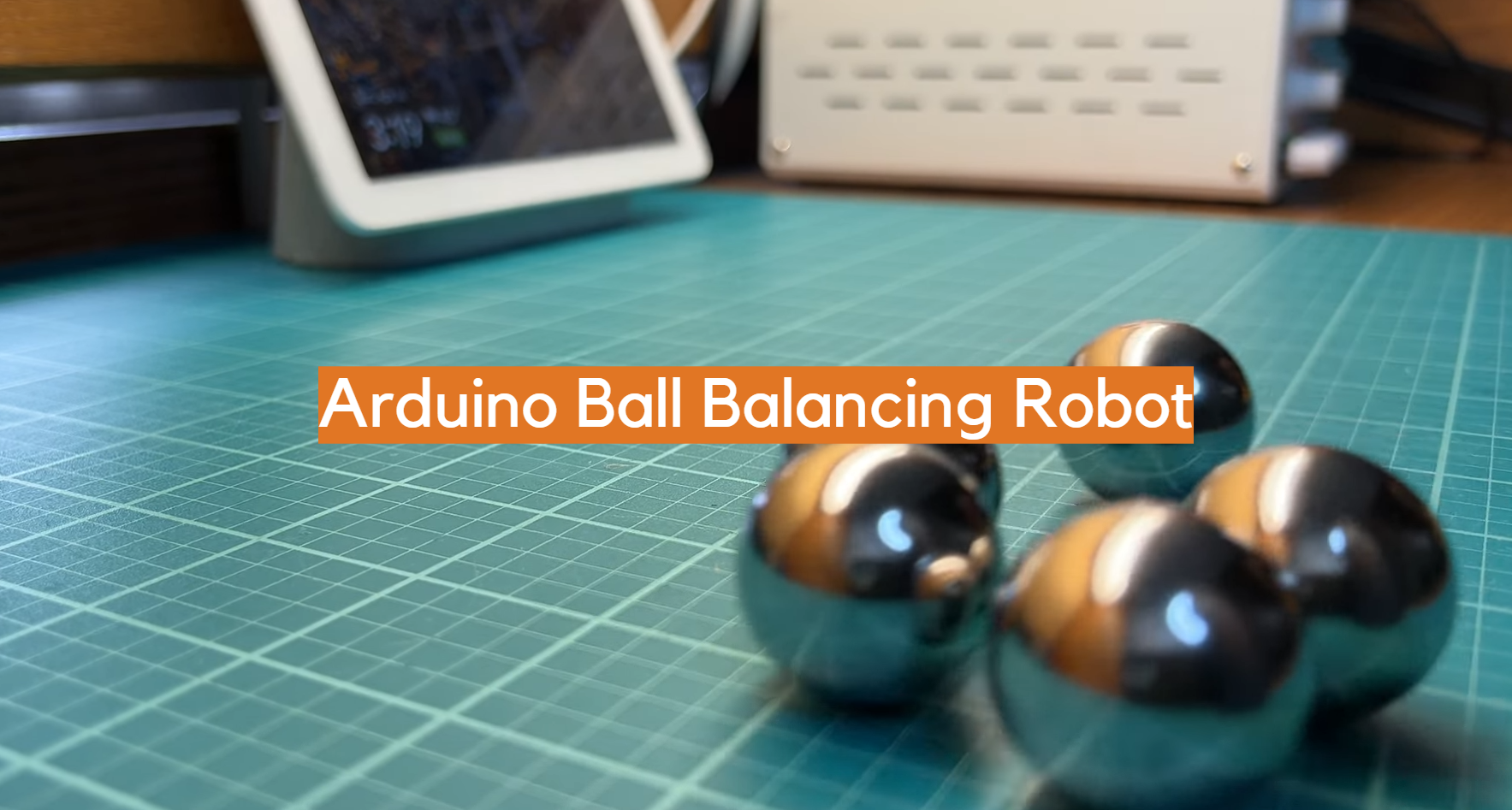 Robot de equilibrio de bolas Arduino