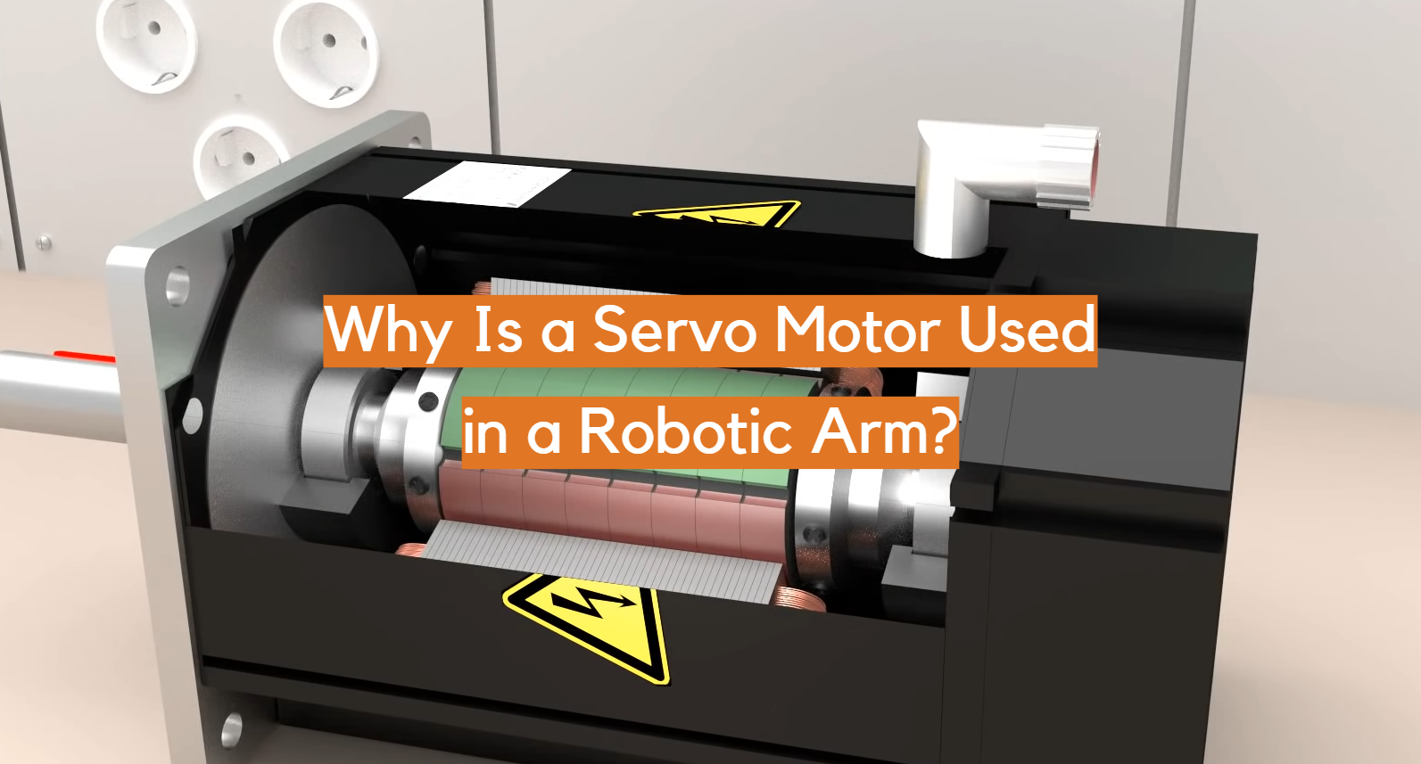 ¿Por qué se usa un servomotor en un brazo robótico?
