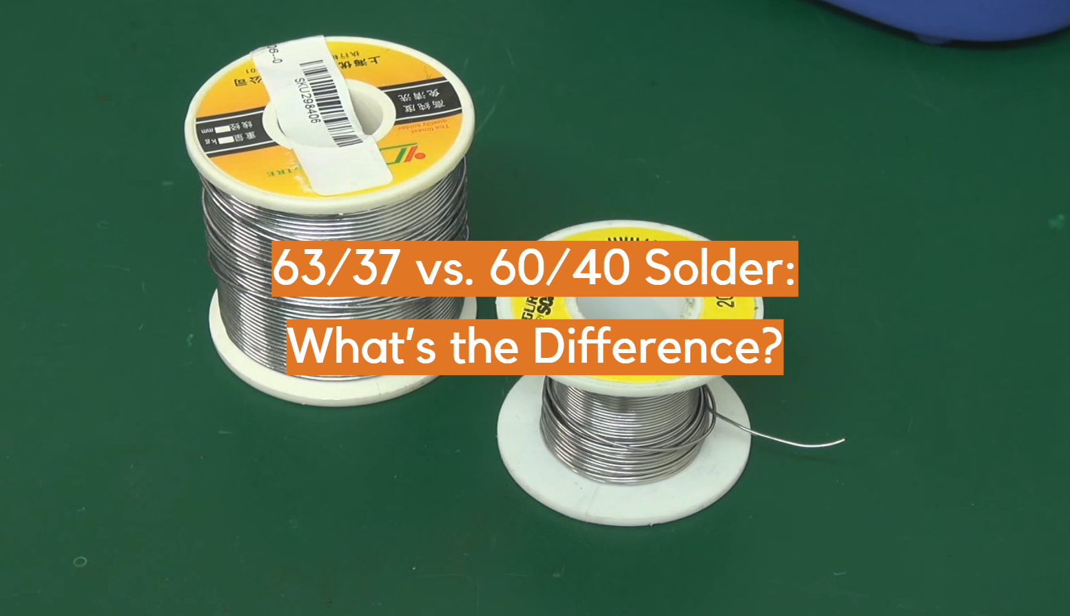 Soldadura 63/37 versus 60/40: ¿Cuál es la diferencia?