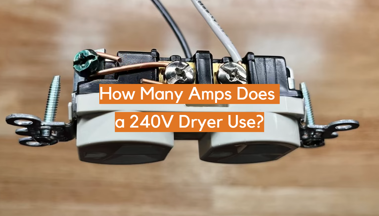 ¿Cuántos amperios utiliza una secadora de 240 V?