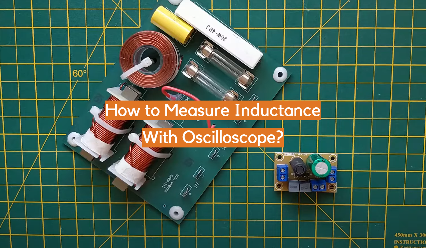 ¿Cómo medir la inductancia con un osciloscopio?