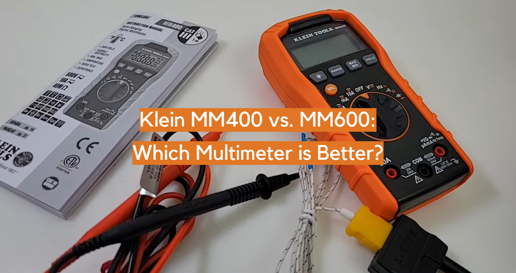 Klein MM400 frente a MM600: ¿Qué multímetro es mejor?