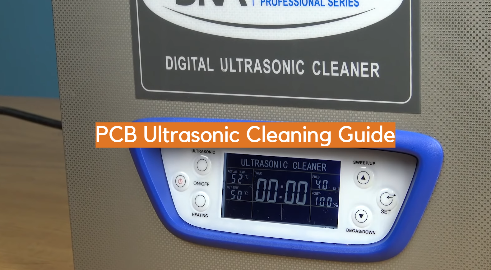 Guía de limpieza ultrasónica de PCB