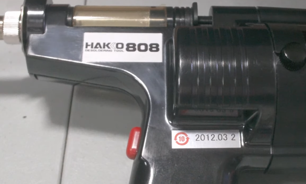 Revisión de la pistola desoldadora Hakko 808