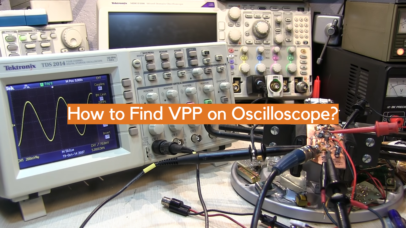 ¿Cómo encontrar VPP en el osciloscopio?
