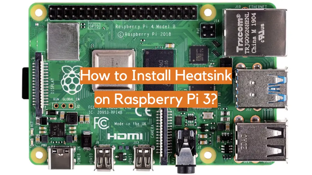 ¿Cómo instalar un disipador de calor en Raspberry Pi 3?