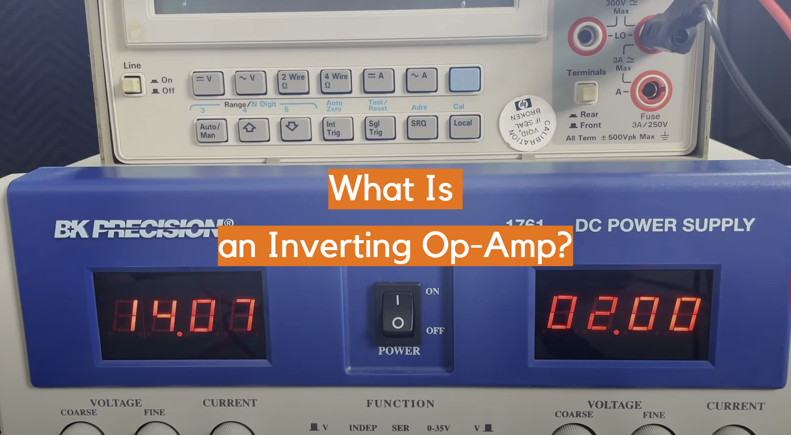 ¿Qué es un amplificador operacional inversor?