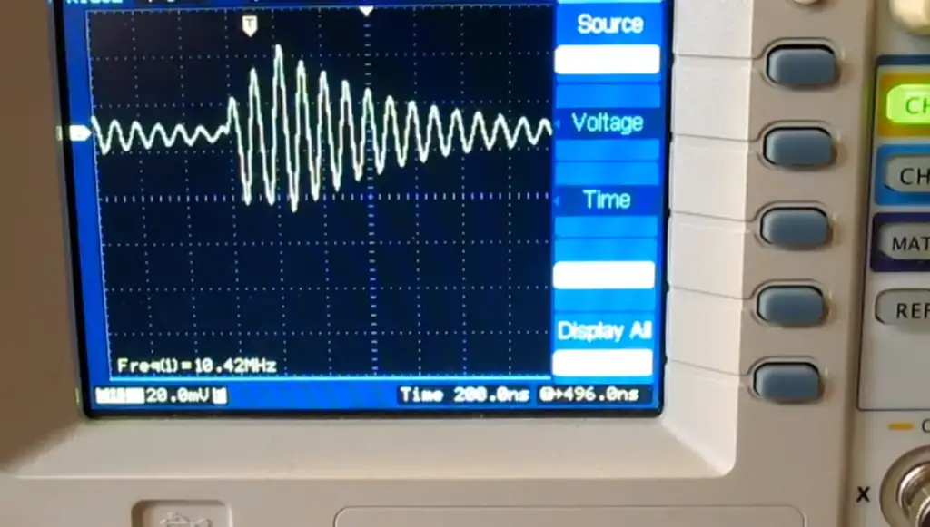 ¿Cómo medir la inductancia con un osciloscopio?