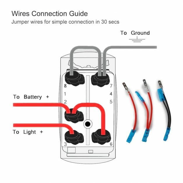 Cómo conectar un interruptor basculante de 5 pines (instrucciones)