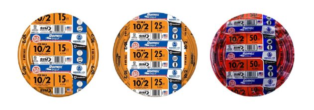 Puede manejar cable de calibre 10 de 40 amperios.