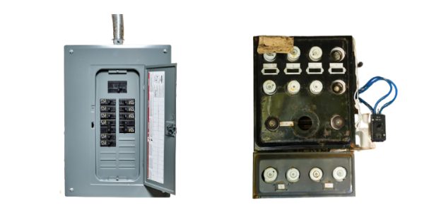 Puede manejar cable de calibre 10 de 40 amperios.
