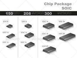 Chip SO 8 frente a SOIC 8
