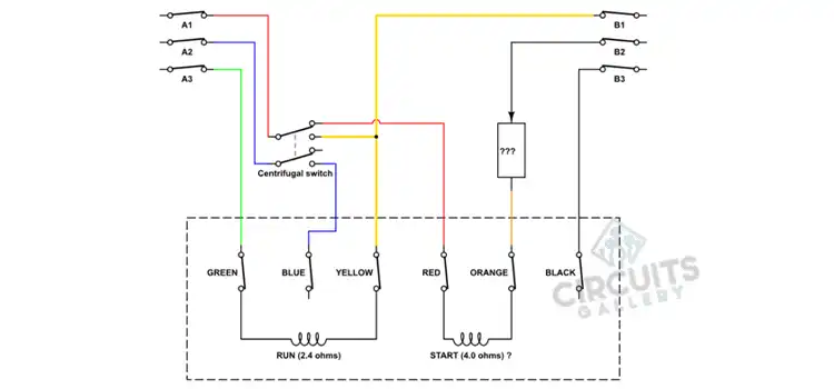 Diagrama de cableado del motor de CA Westinghouse