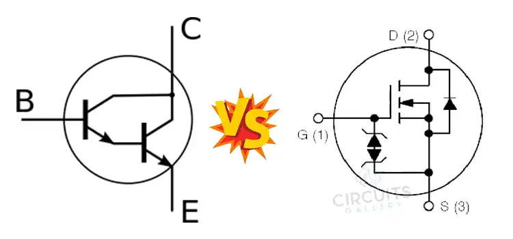 Transistor Darlington frente a MOSFET | Comprender las diferencias clave