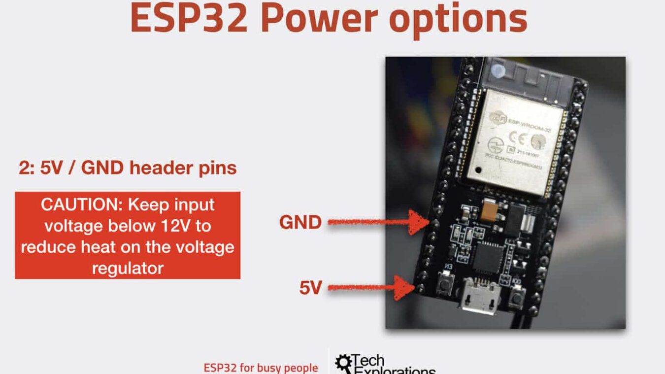 Cómo alimentar su kit de desarrollo ESP32, opciones