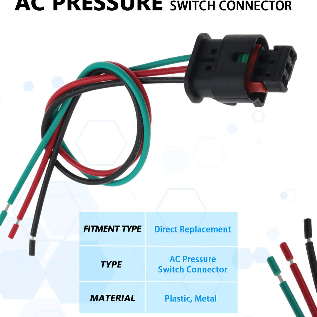 Conector de interruptor de presión de CA de 3 pines para Ram C/V 1500 2500 3500 4000...