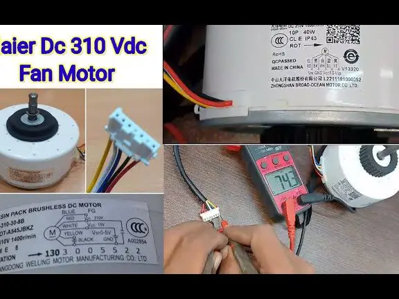 Cómo comprobar el motor del ventilador de CC con un multímetro.