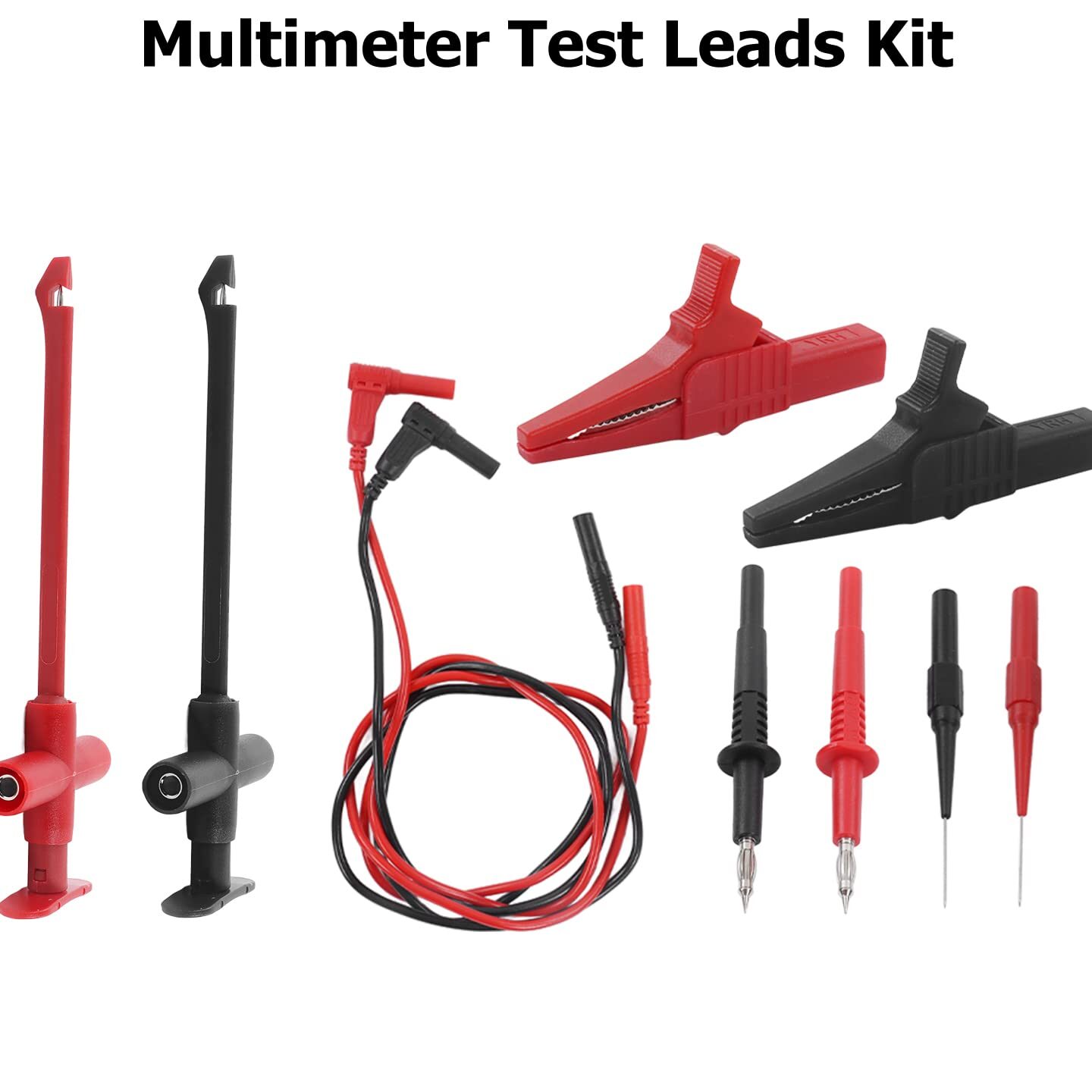 Multímetro Kit de cables de prueba para automóviles Sondas de punción con cable...
