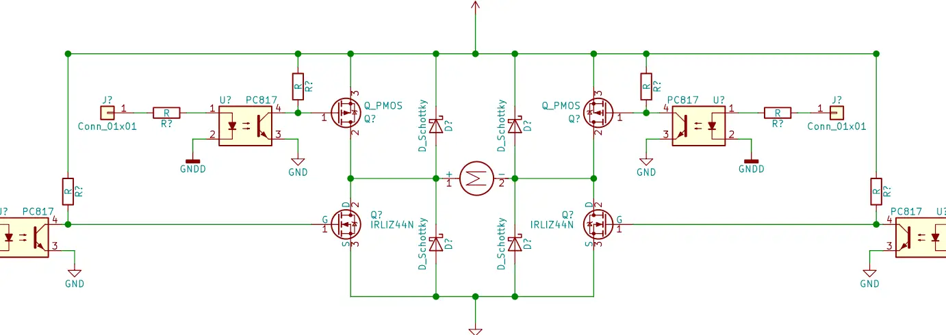 Construcción de un puente H con MOSFET - Pregunta sobre el canal P - Motores ...