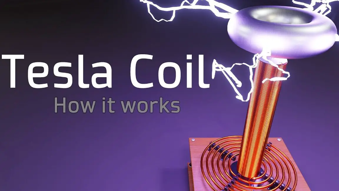 Cómo funciona una bobina de Tesla ⚡ Cómo hacer una bobina de Tesla ⚡ Nikola Tesla