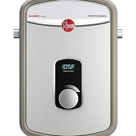 Amazon.com: Rheem RTE 13 Calentador de agua eléctrico sin tanque, 4 GPM: Home Improvement